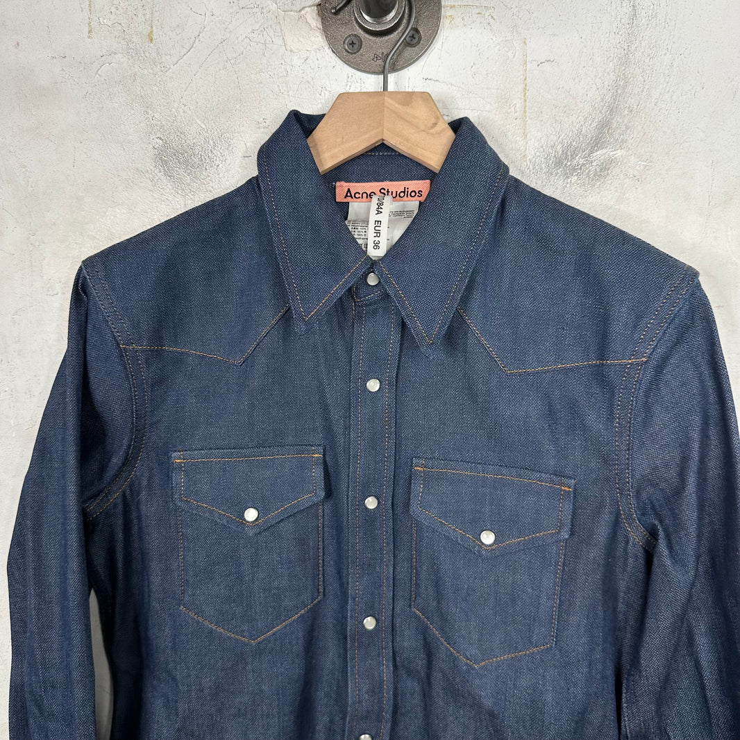 Acne Studios Denim Tiny Overshirt