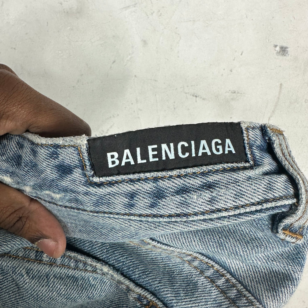 Balenciaga Baggy Blue Jeans