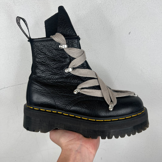 Rick Owens Doc Martens 1460 Megalace Quad Sole Boots