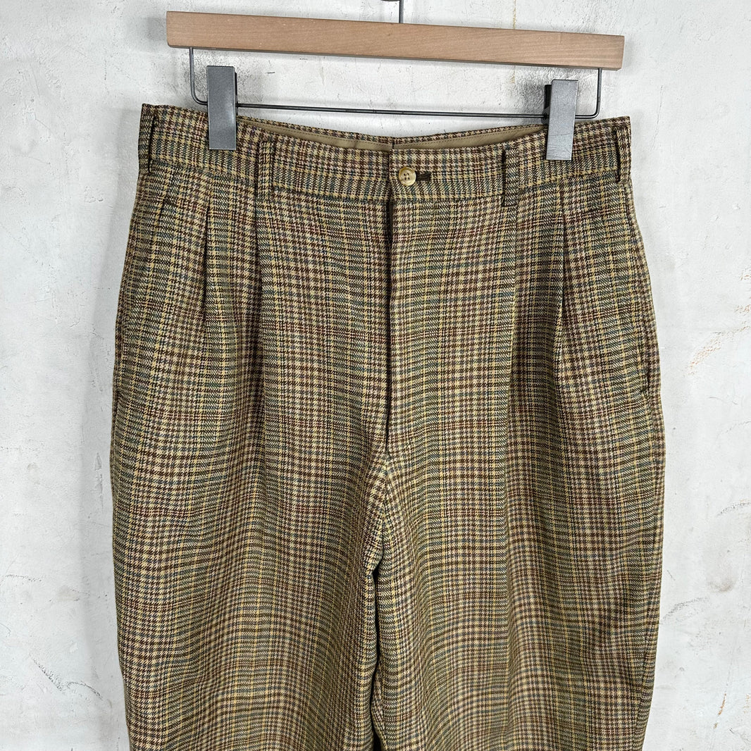 Comme Des Garcons Tweed Wool Trousers