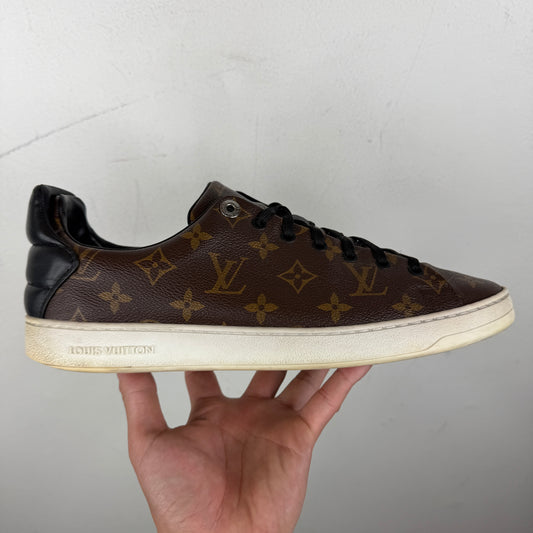 Louis Vuitton Brown Monogram Leather Low Sneakers