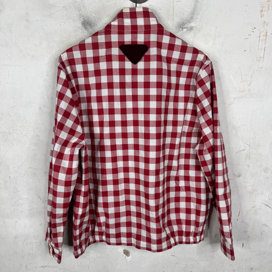 Prada Picnic Plaid Work Jacket