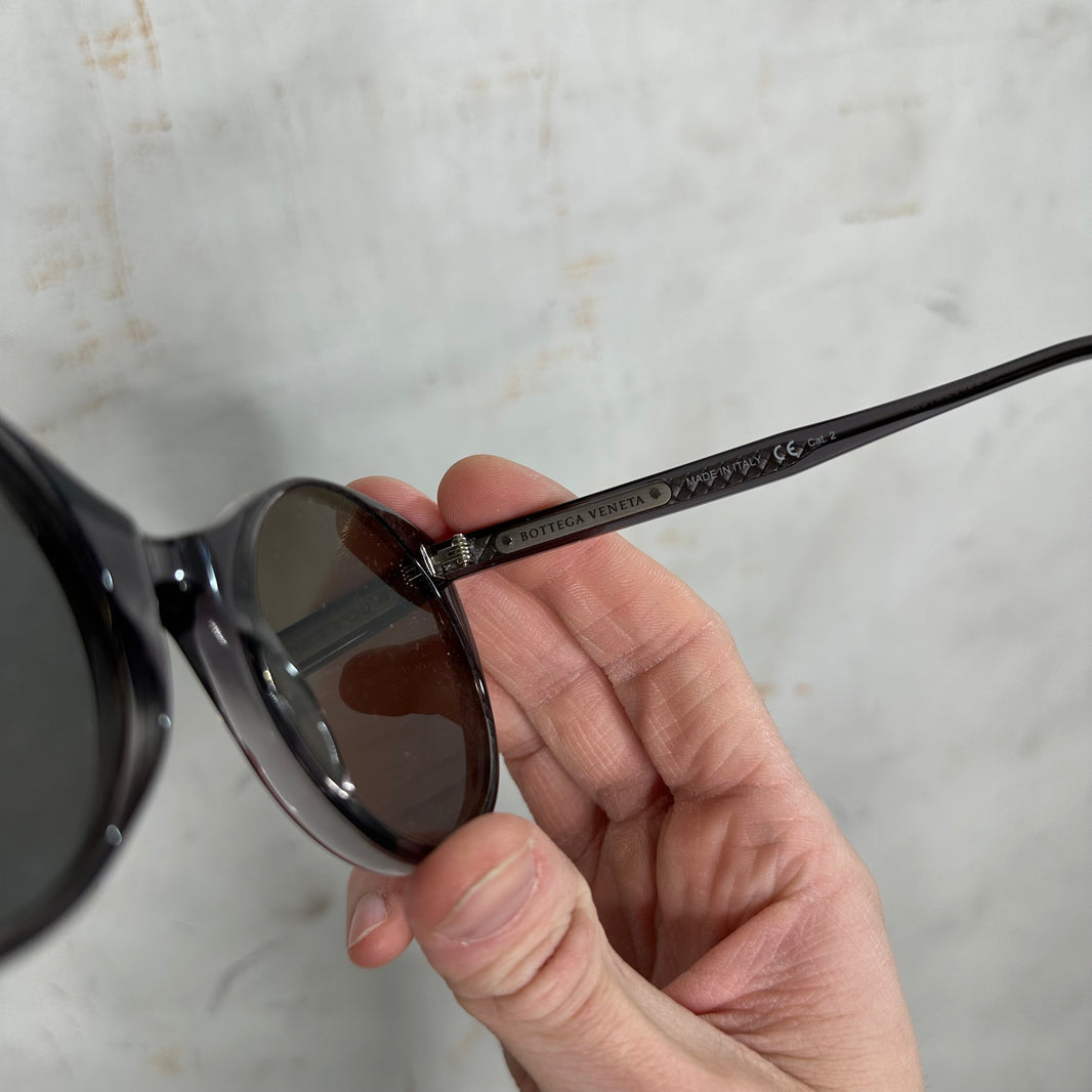 Bottega Veneta Woven Cat-Eye Sunglasses