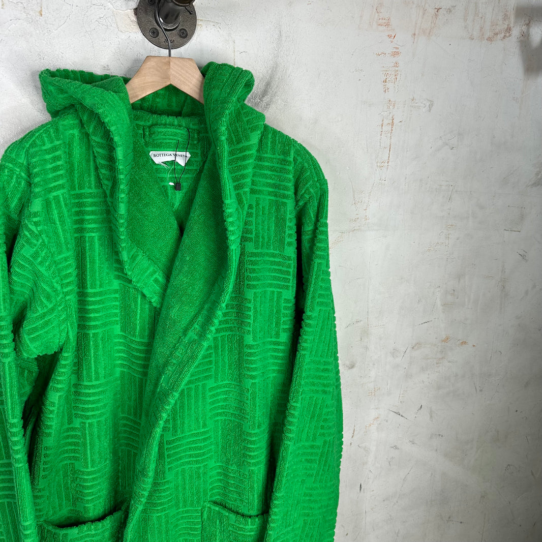 Bottega Veneta Green Terrycloth Robe