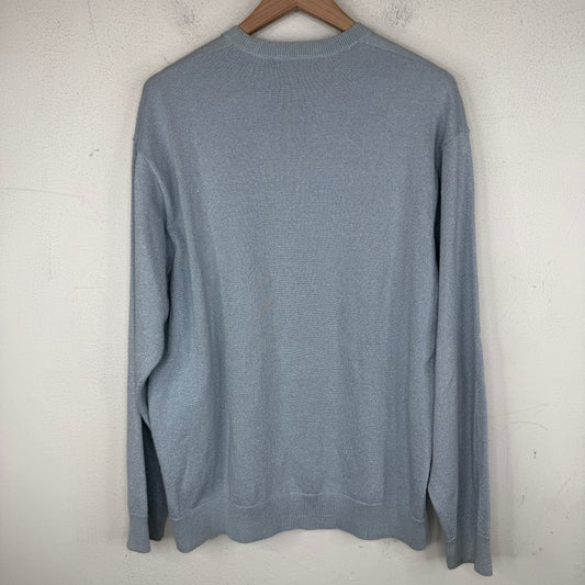 Supreme Light Blue Glitter Knit Sweater