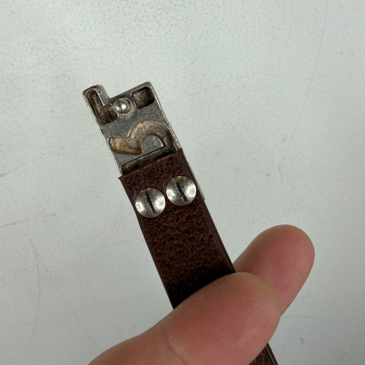 ERL Brown Cow Leather Belt