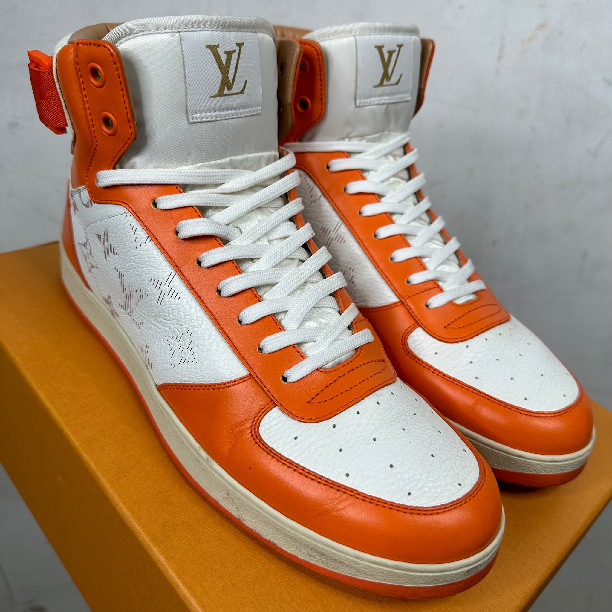 Louis Vuitton High Top Strapped Trainer