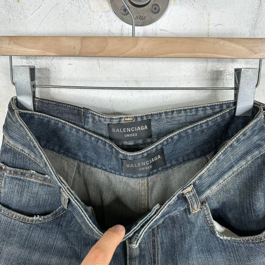 Balenciaga Layered Apron Jeans