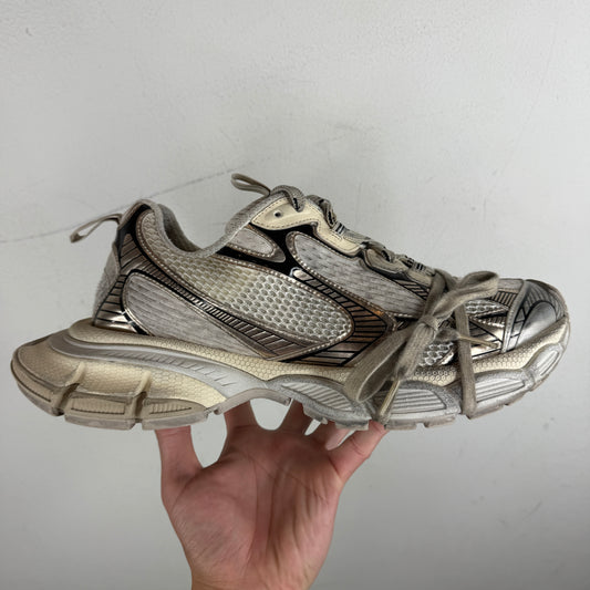 Balenciaga Cream/Silver 3XL Sneakers