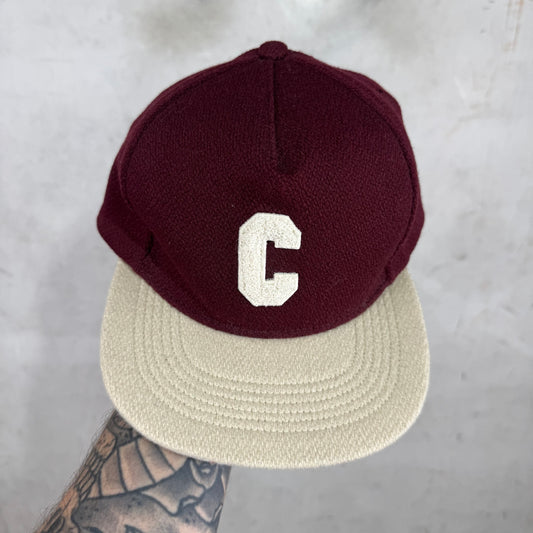 Celine Chenille "C" Wool Baseball Hat