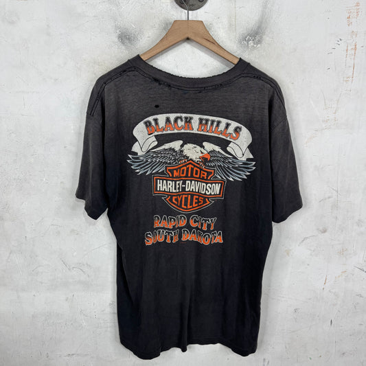 Vintage Harley Davidson Smoked Emblem T-Shirt
