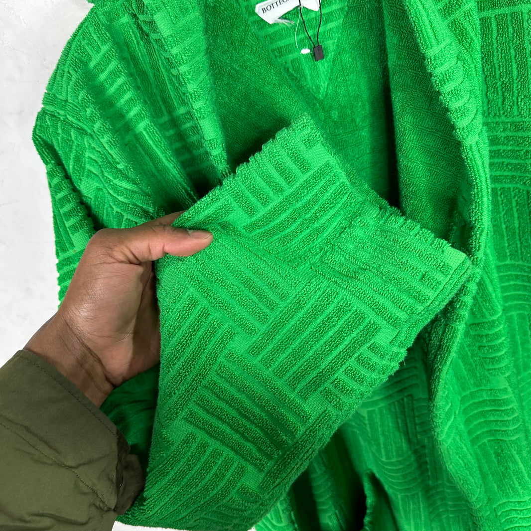 Bottega Veneta Green Terrycloth Robe