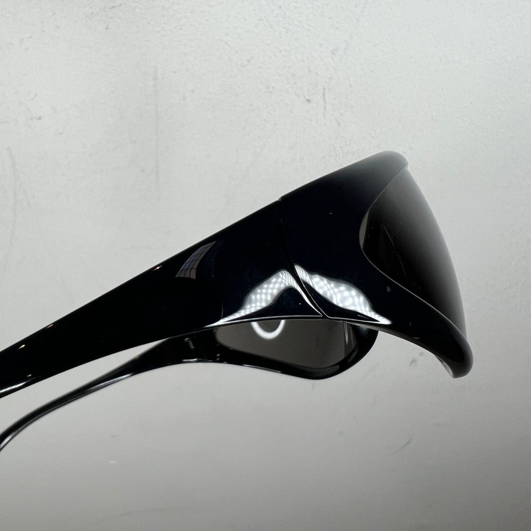Balenciaga BB0285S Black Oval Sunglasses