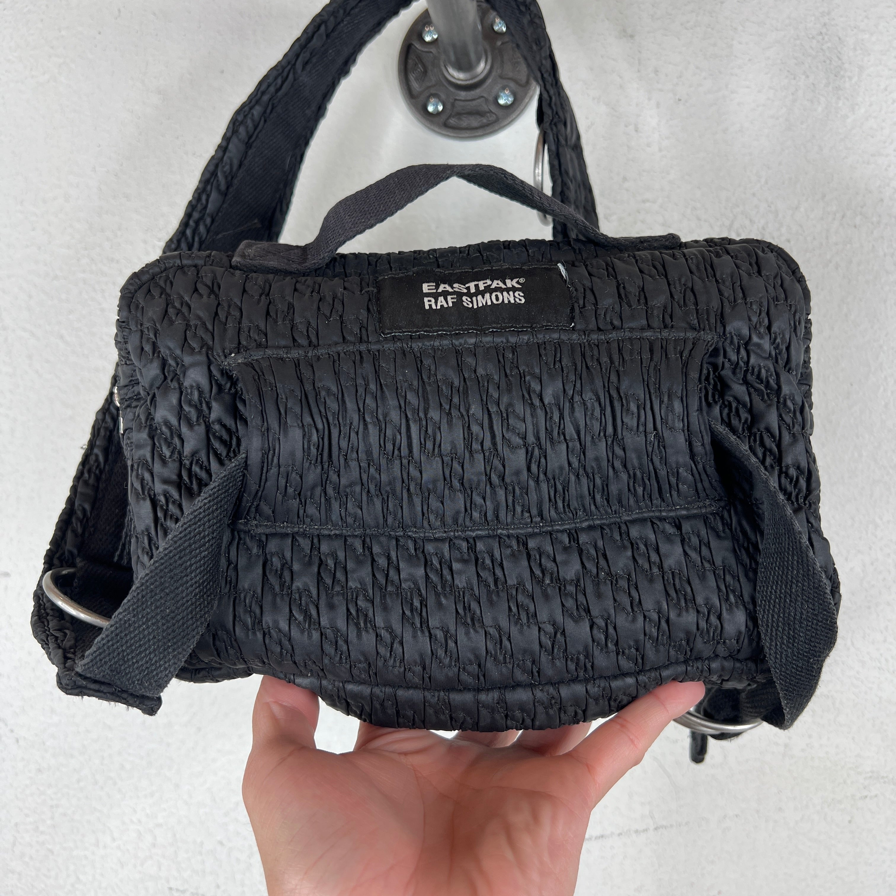 Sac à Bandoulière EASTPAK RAF SIMONS - Blanc, Coton Et Polyéthylène, Neuf Avec étiquettes