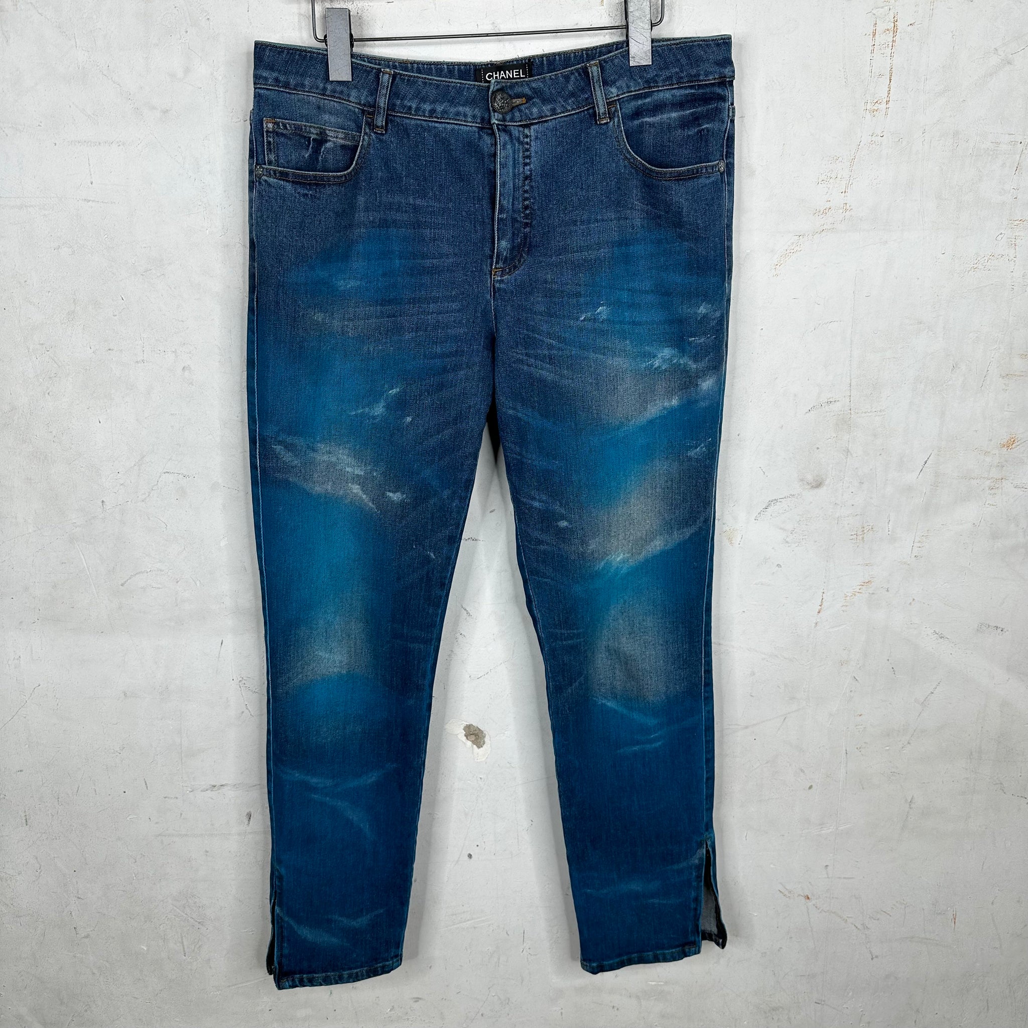 Chanel Painted Tapered Denim