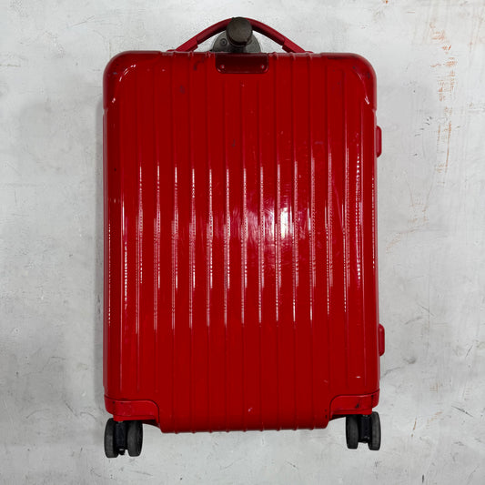 Rimowa Red Essential Cabin Carry On Suitcase