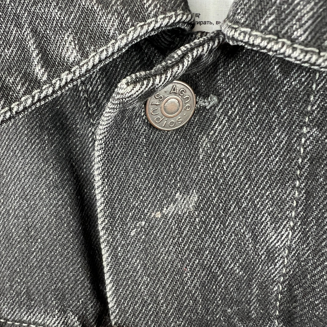 Acne Studios Black Oversized Denim Jacket