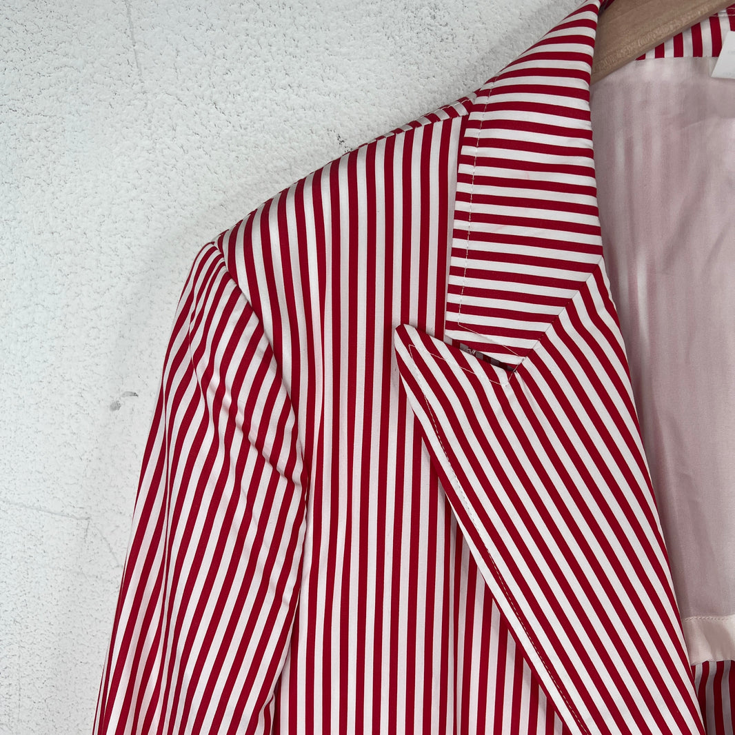Comme Des Garcon Striped Blazer