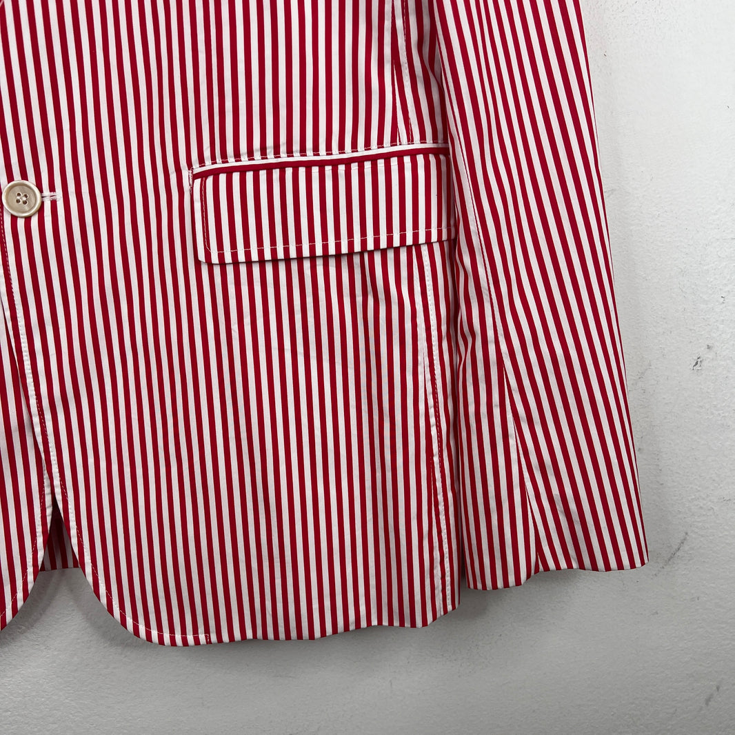 Comme Des Garcon Striped Blazer