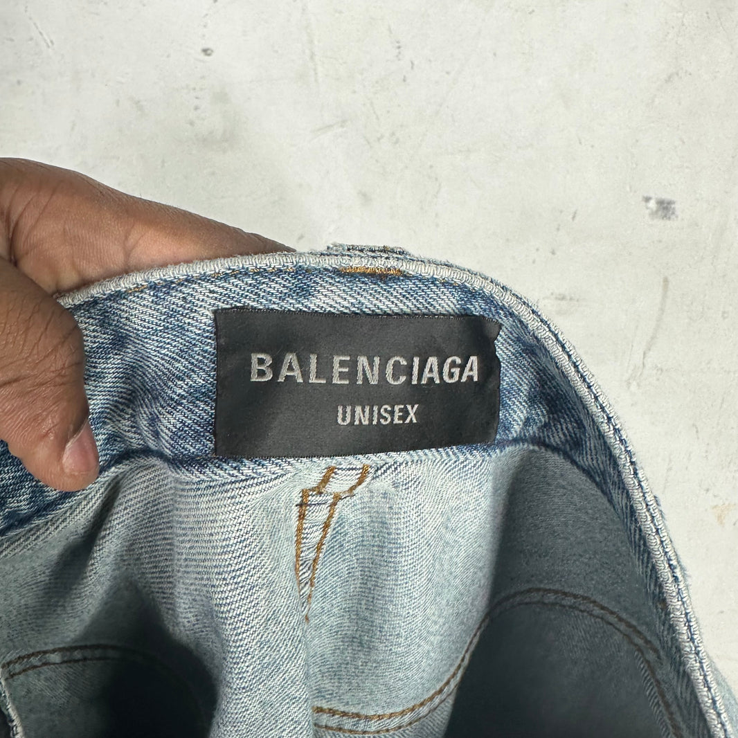 Balenciaga Baggy Blue Jeans
