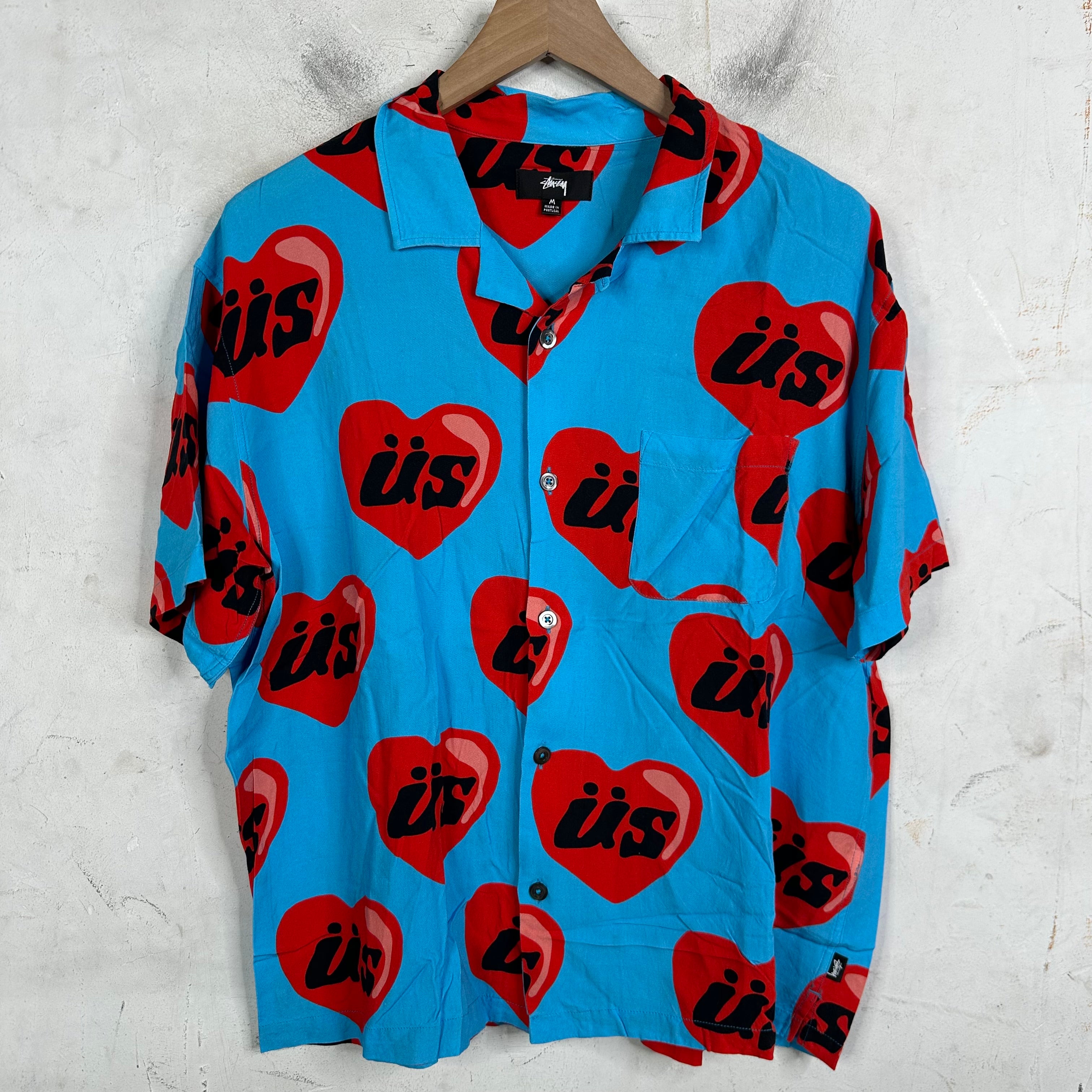 Stussy X CPFM Heart S/S Rayon Shirt – www.Lukes.store