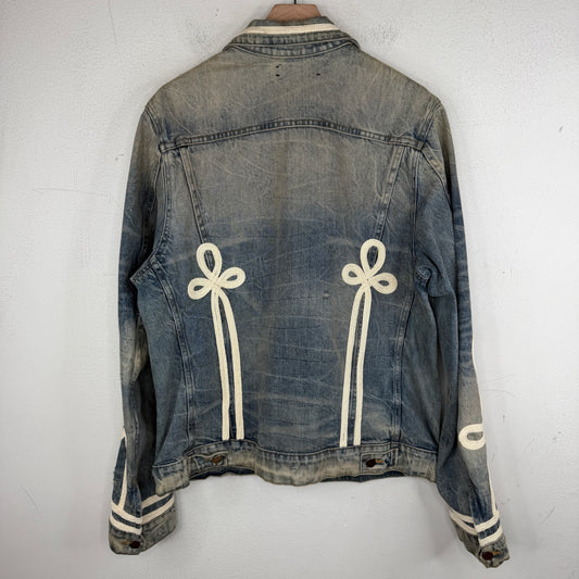 Amiri Chainstitch Detail Denim Jacket