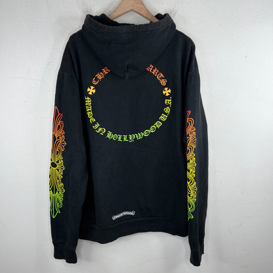 Chrome Hearts Gradient Circle/Fleur Hoodie