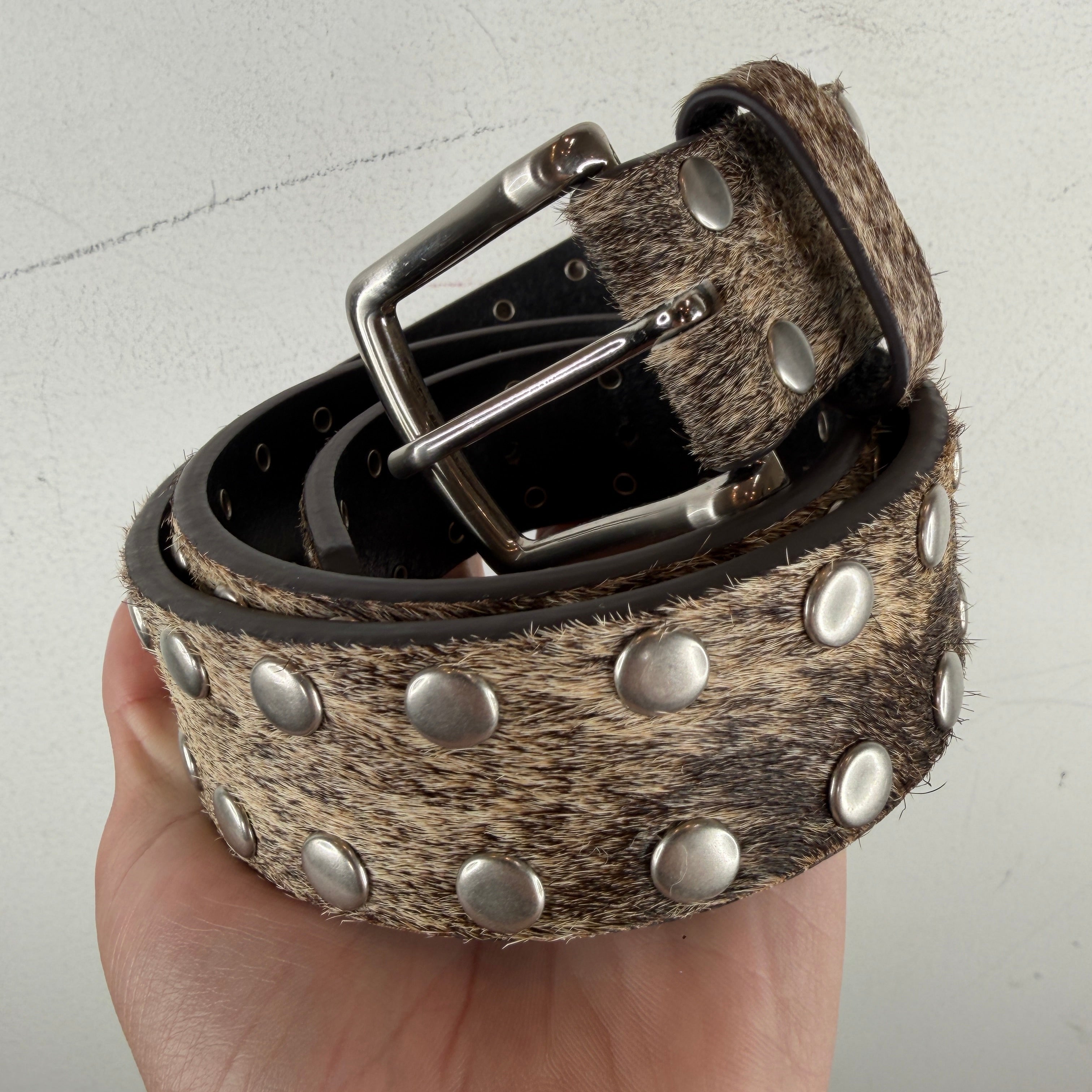 Stussy Fur Studded Belt – www.Lukes.store