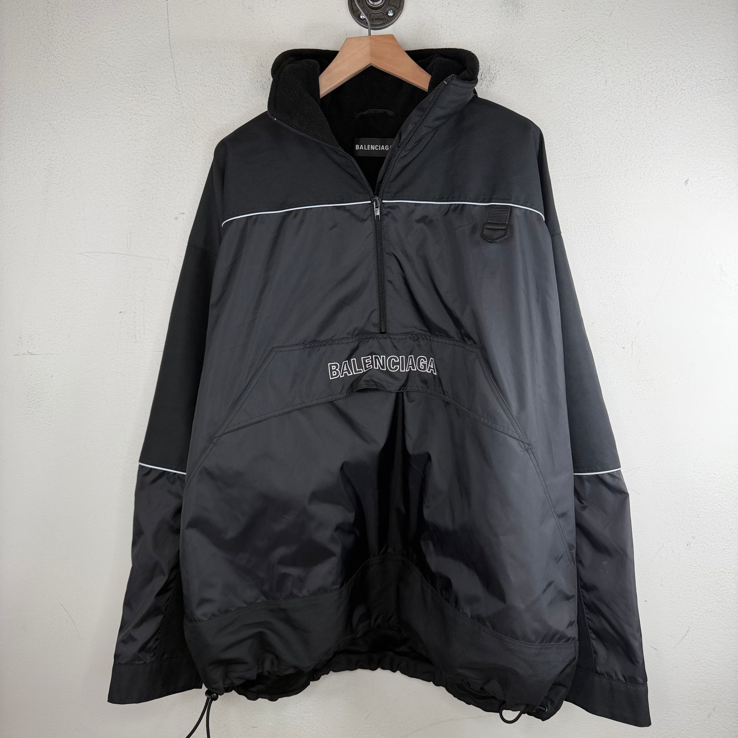 Balenciaga Nylon Spellout Anorak Jacket – www.Lukes.store