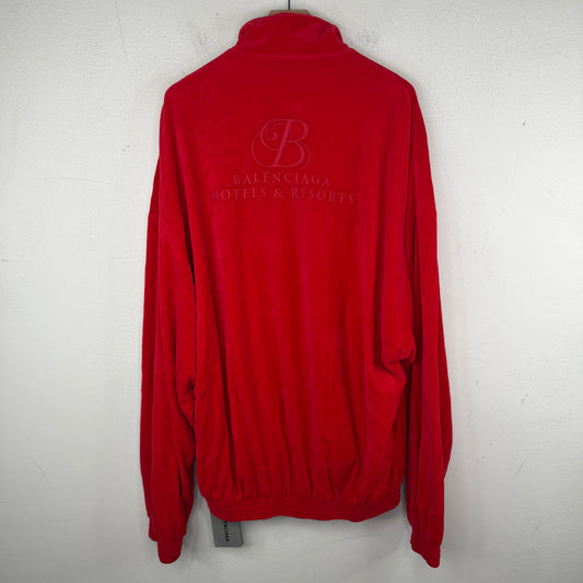 Balenciaga Hotels & Resort Velour Track Jacket
