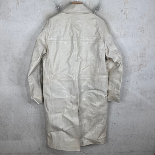 Calvin Klein 205W39NYC Sample Runway Leather Coat