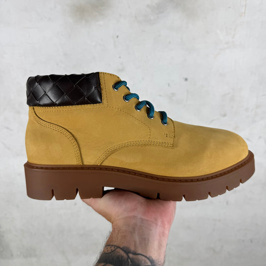 Bottega Veneta Tan Haddock Mid Boots