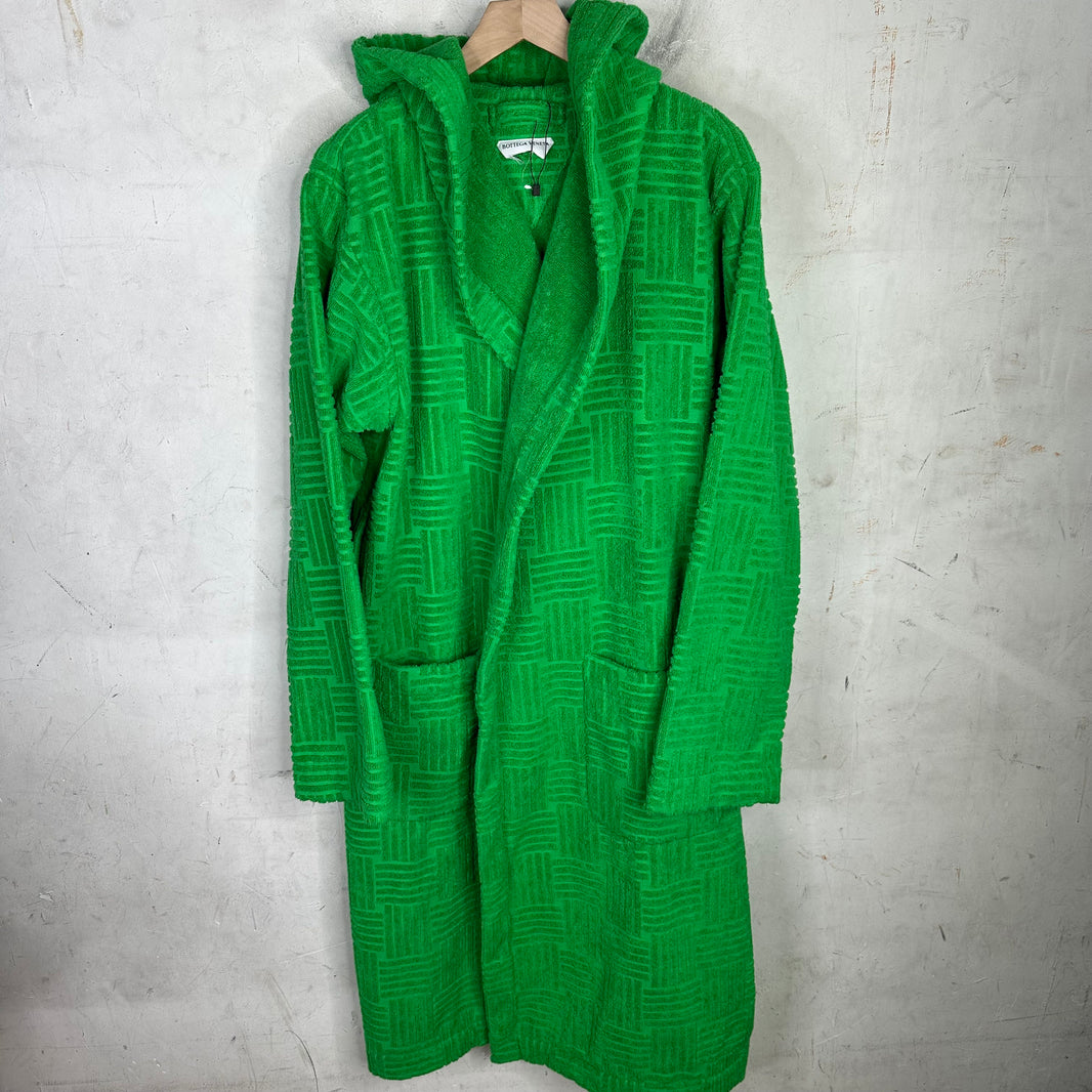 Bottega Veneta Green Terrycloth Robe