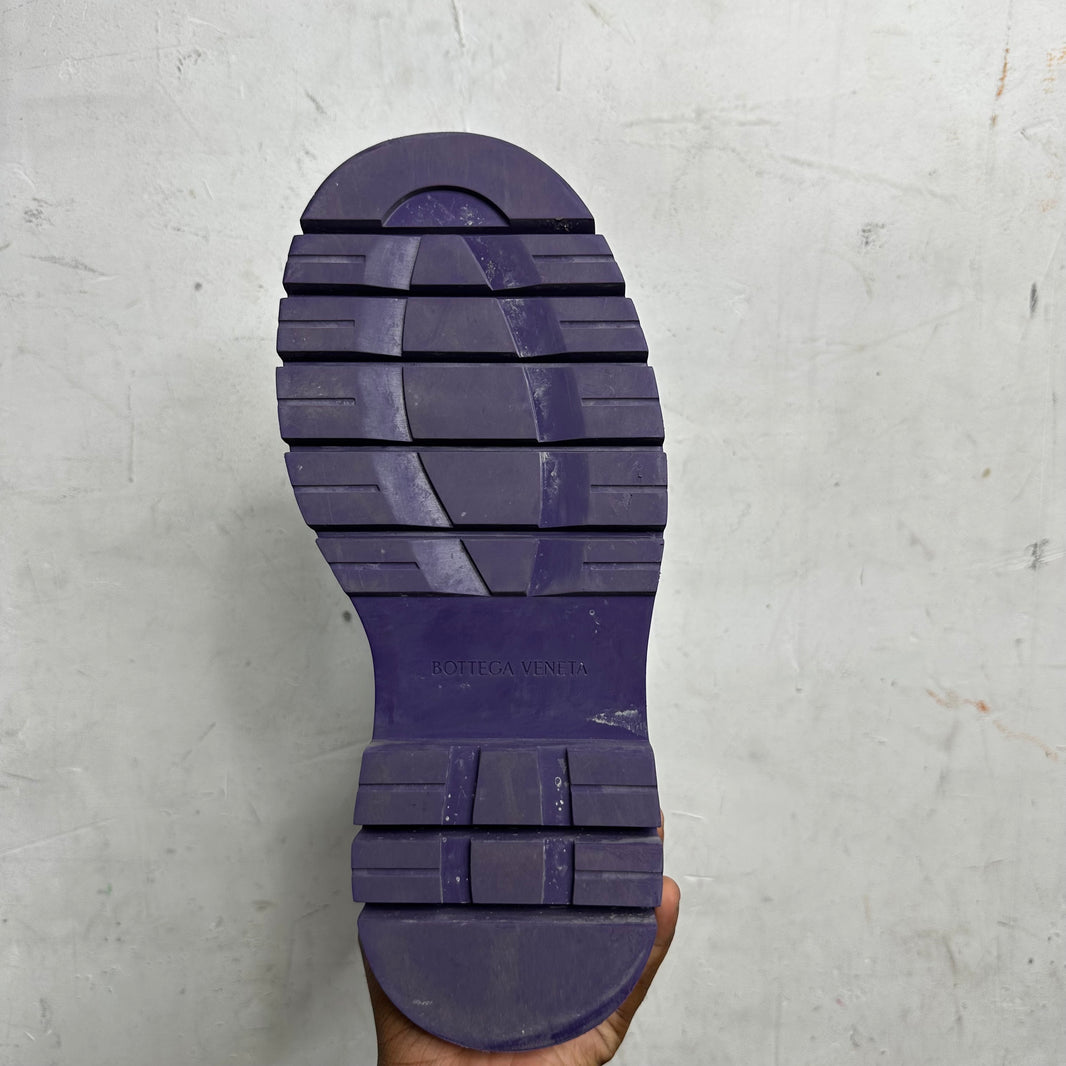 Bottega Veneta Purple Lug Boots