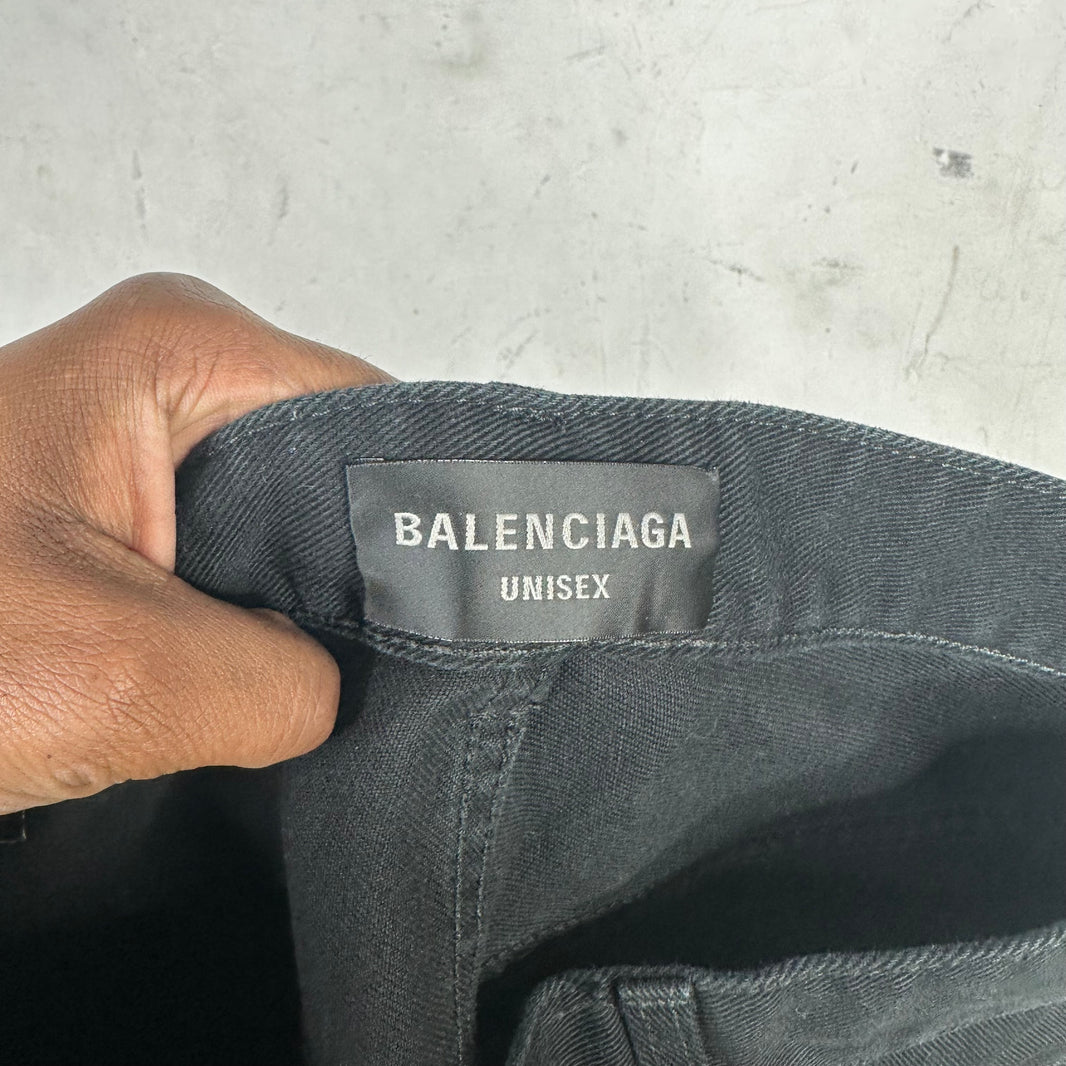 Balenciaga Black Flared Jeans