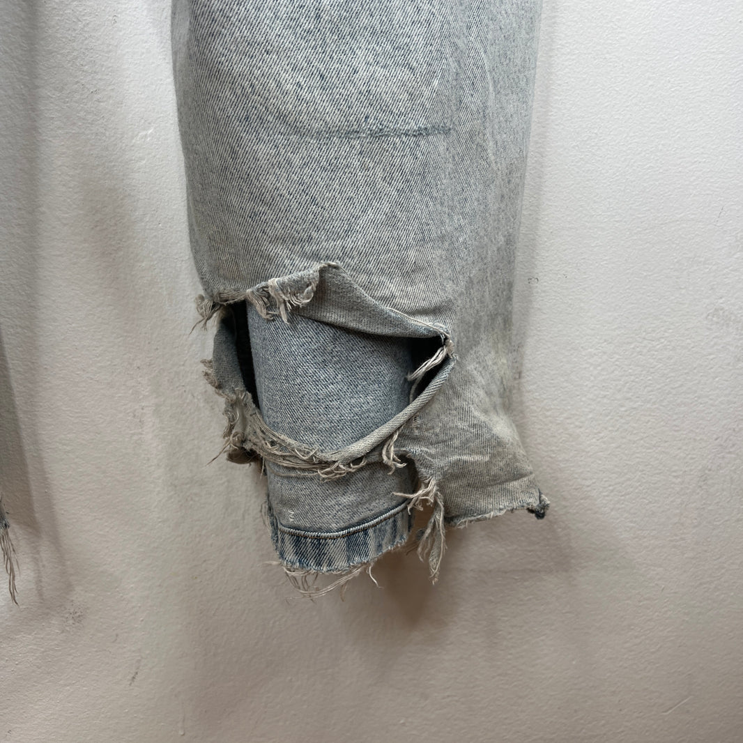 Balenciaga Light Wash Baggy Jeans