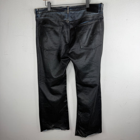 Acne Studios 2021M Charcoal Waxed Denim Jeans