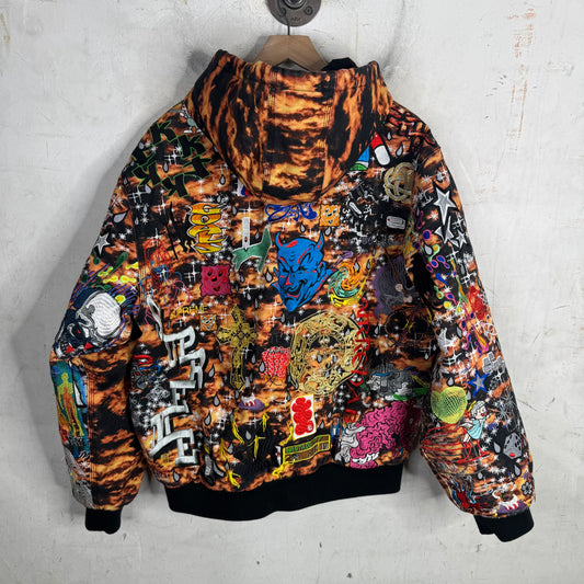 Supreme Orange AOL Work Jacket