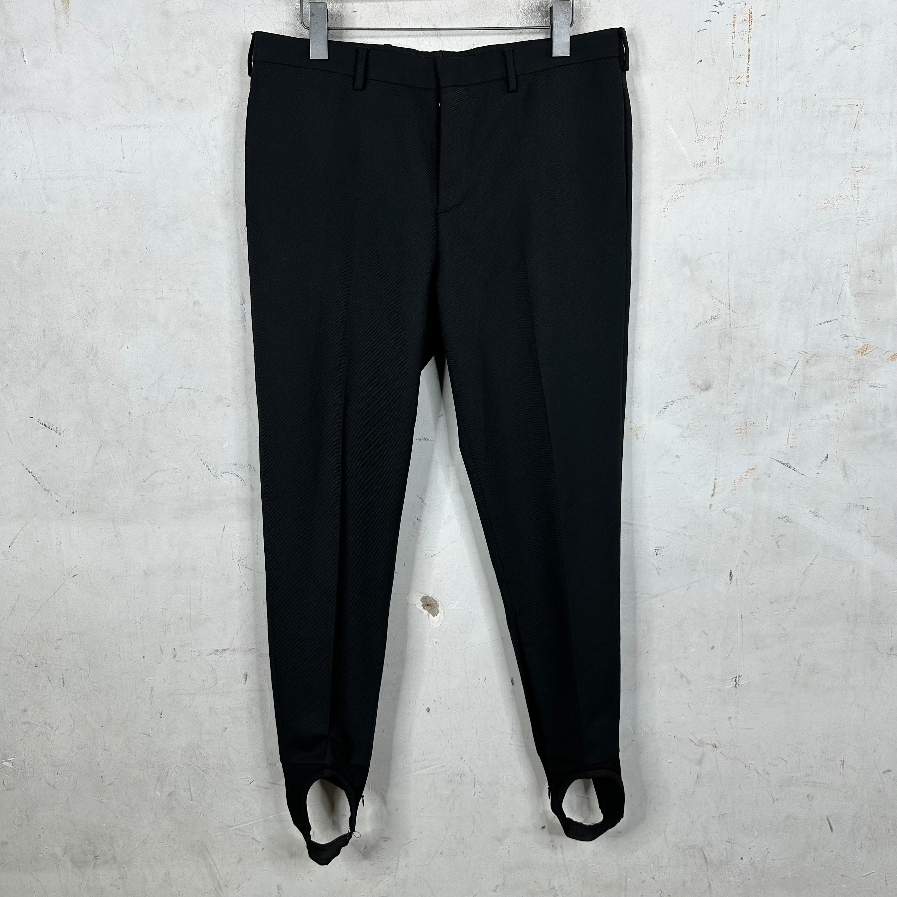 パンツ 2009s PRADA wool slacks black Prada Black Wool Trousers - Men | WE IN STYLE