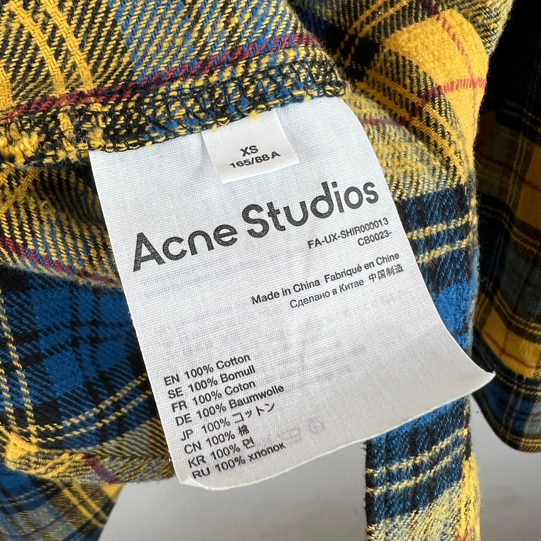 Acne Studios Blue/Yellow Flannel