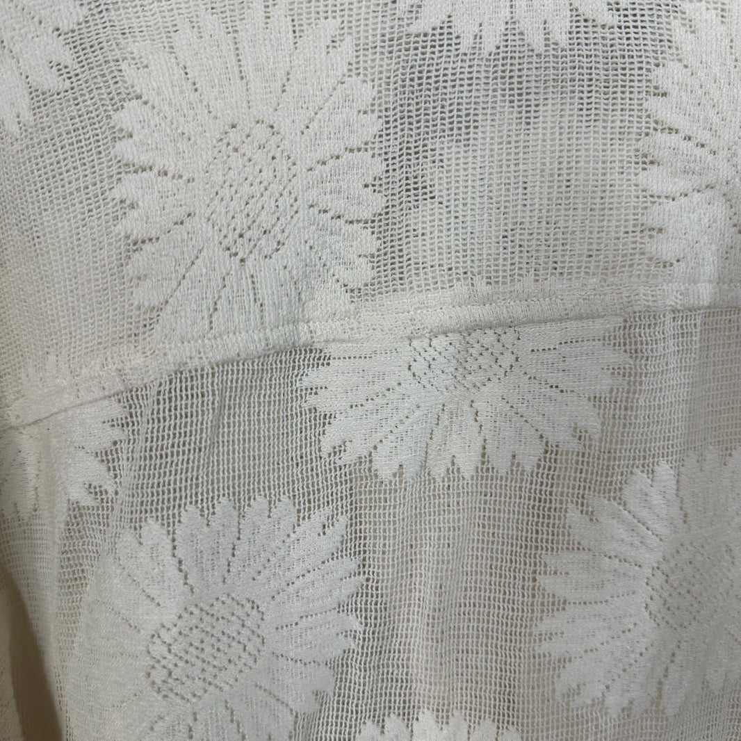 Bode Sunflower Lace Shirt