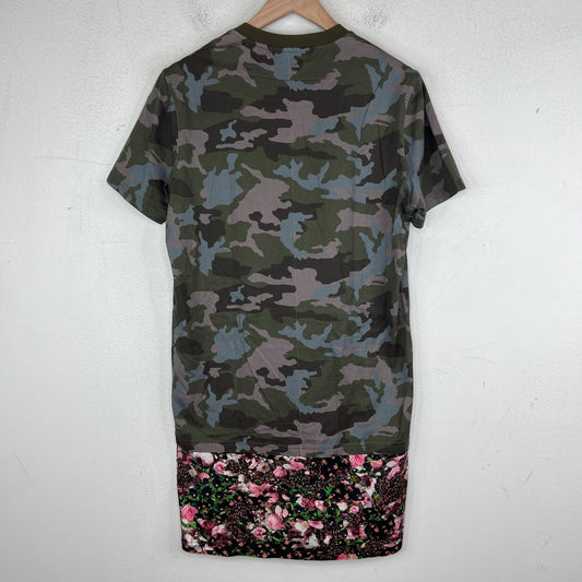 Givenchy Camo/Floral Elongated T-Shirt