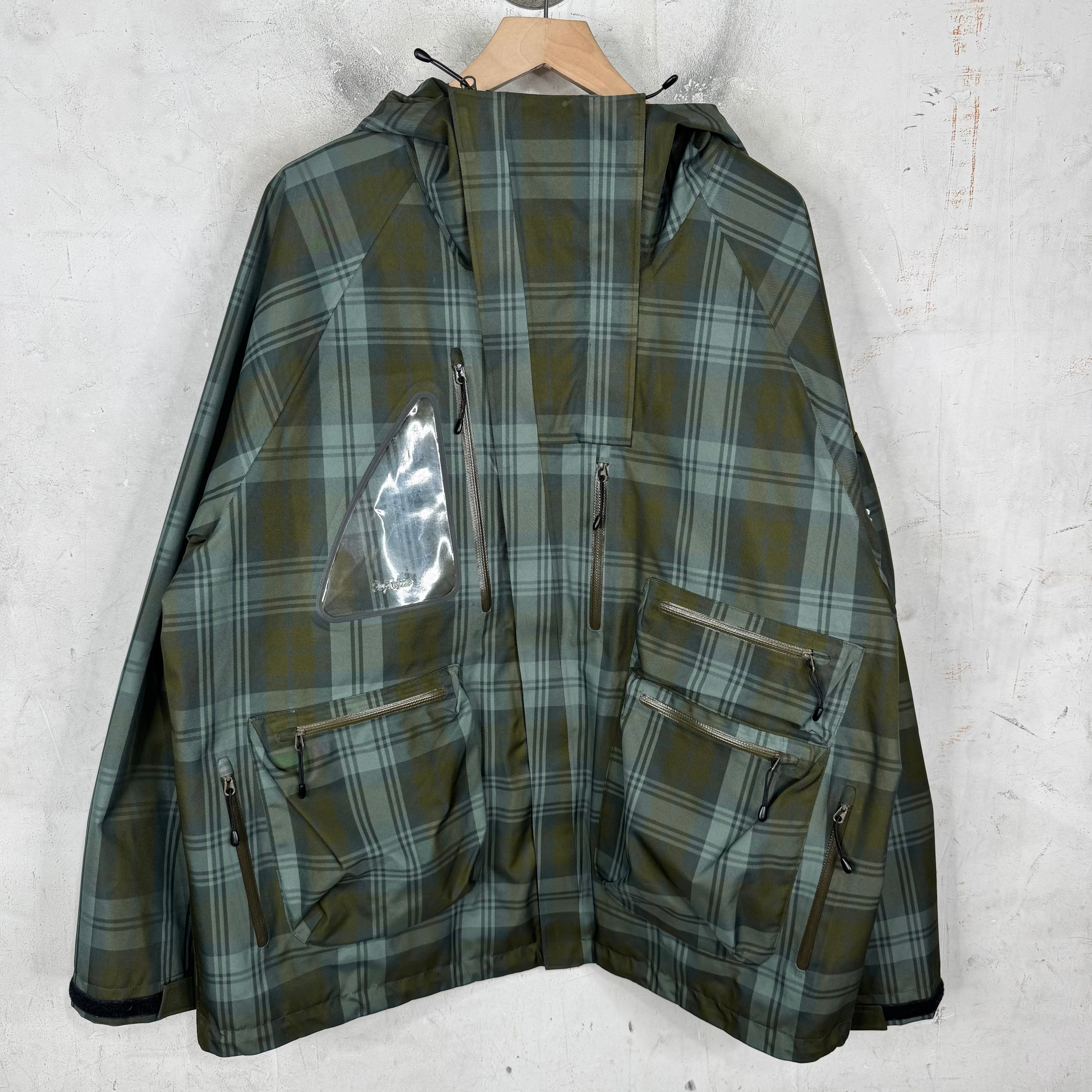 Supreme Green Plaid Gore-tex Cargo Jacket – www.Lukes.store