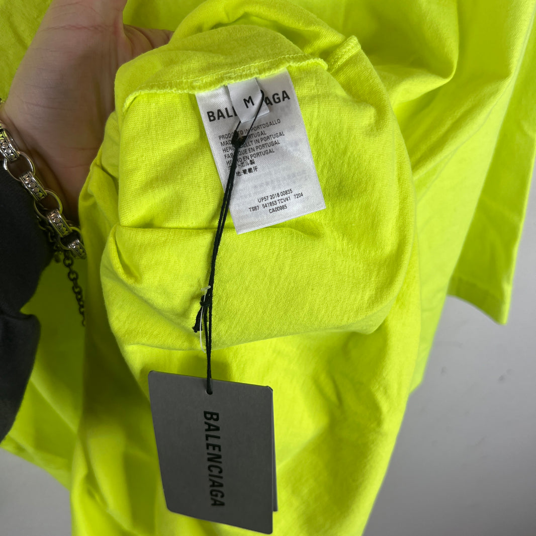 Balenciaga Neon Green T-Shirt