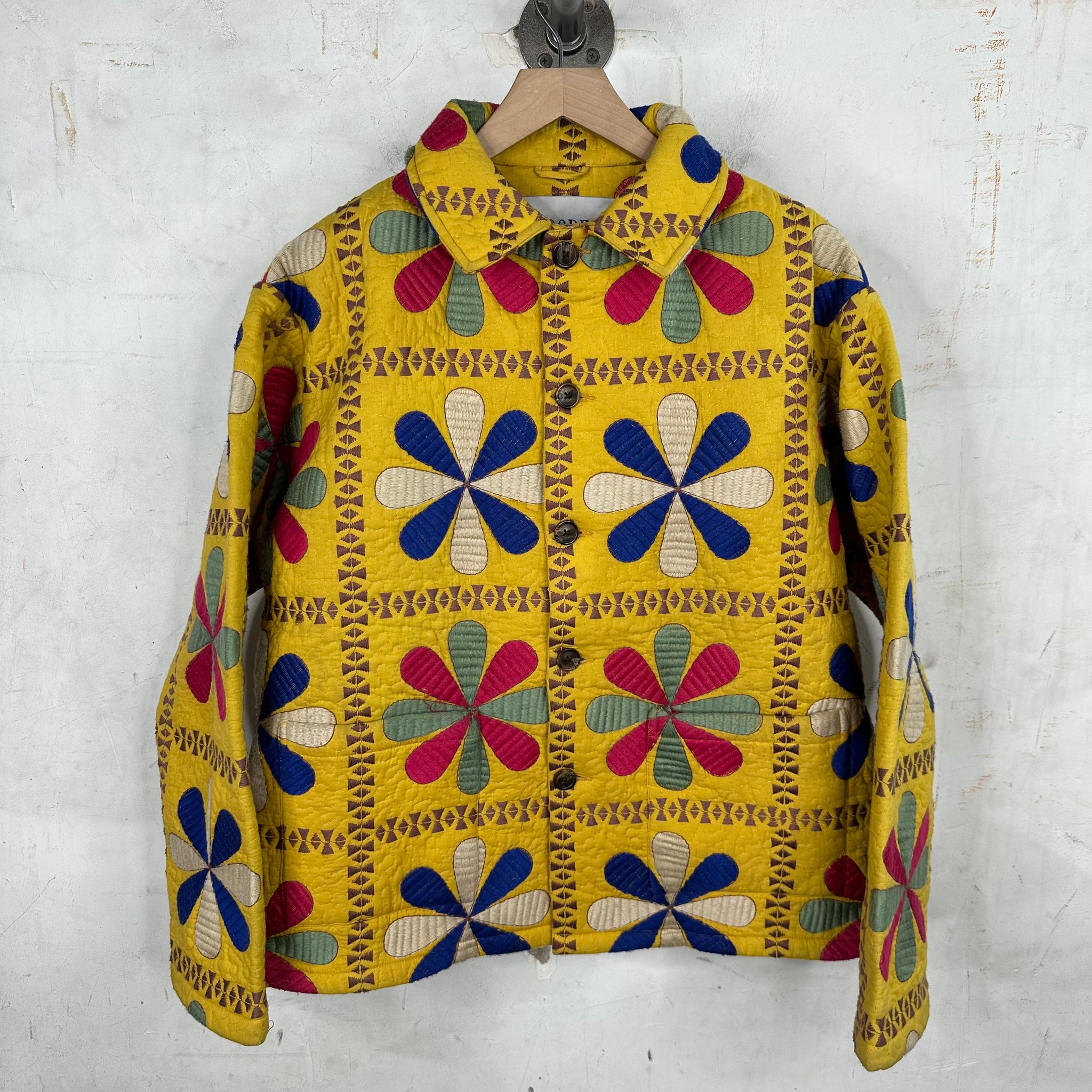 Bode Vintage Quilt Chore Jacket