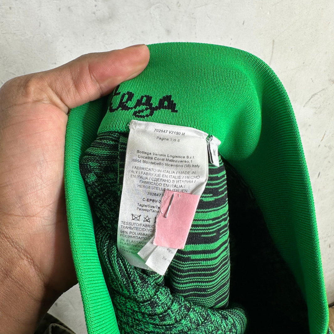 Bottega Veneta Woven Green Track Pants