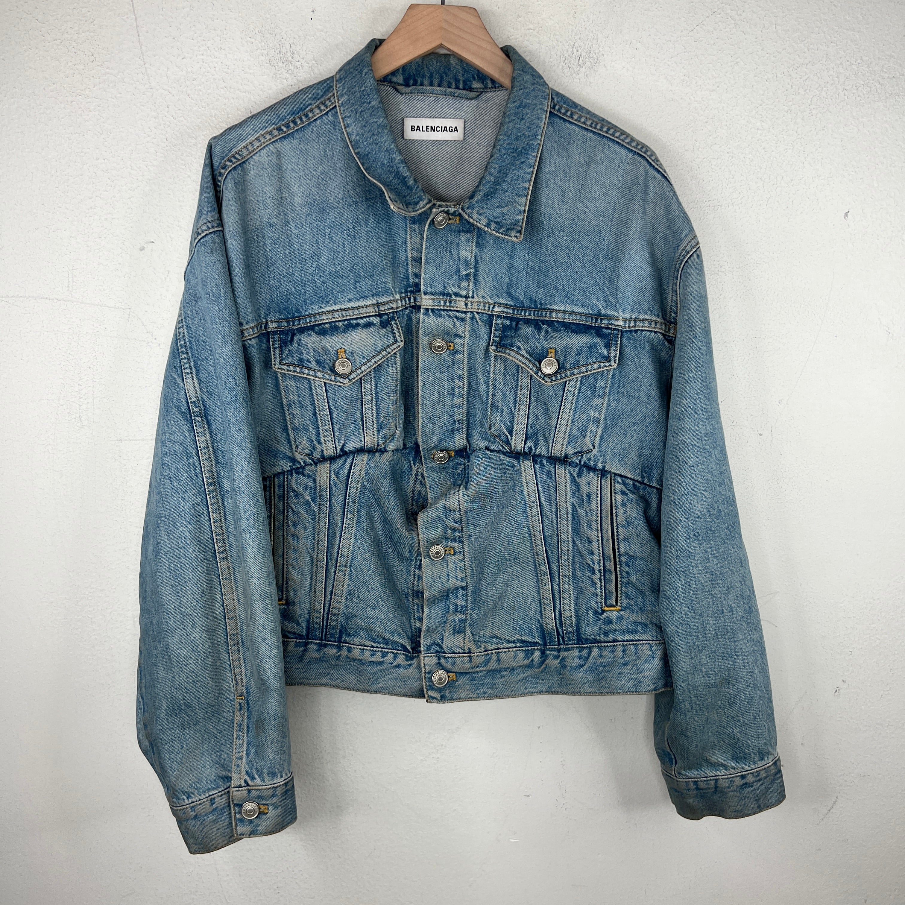 Balenciaga Swing Denim Jacket – www.Lukes.store
