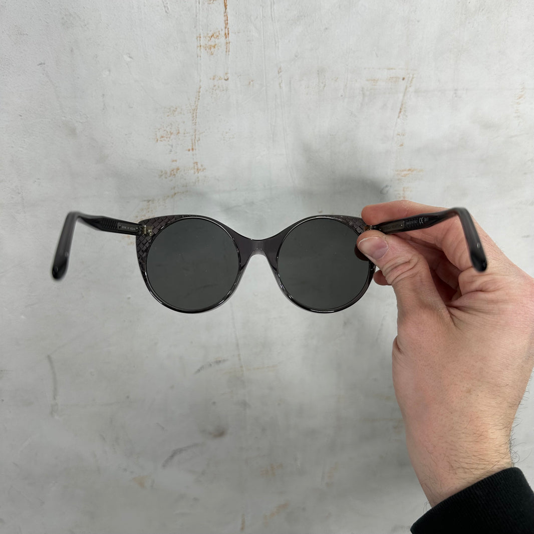 Bottega Veneta Woven Cat-Eye Sunglasses