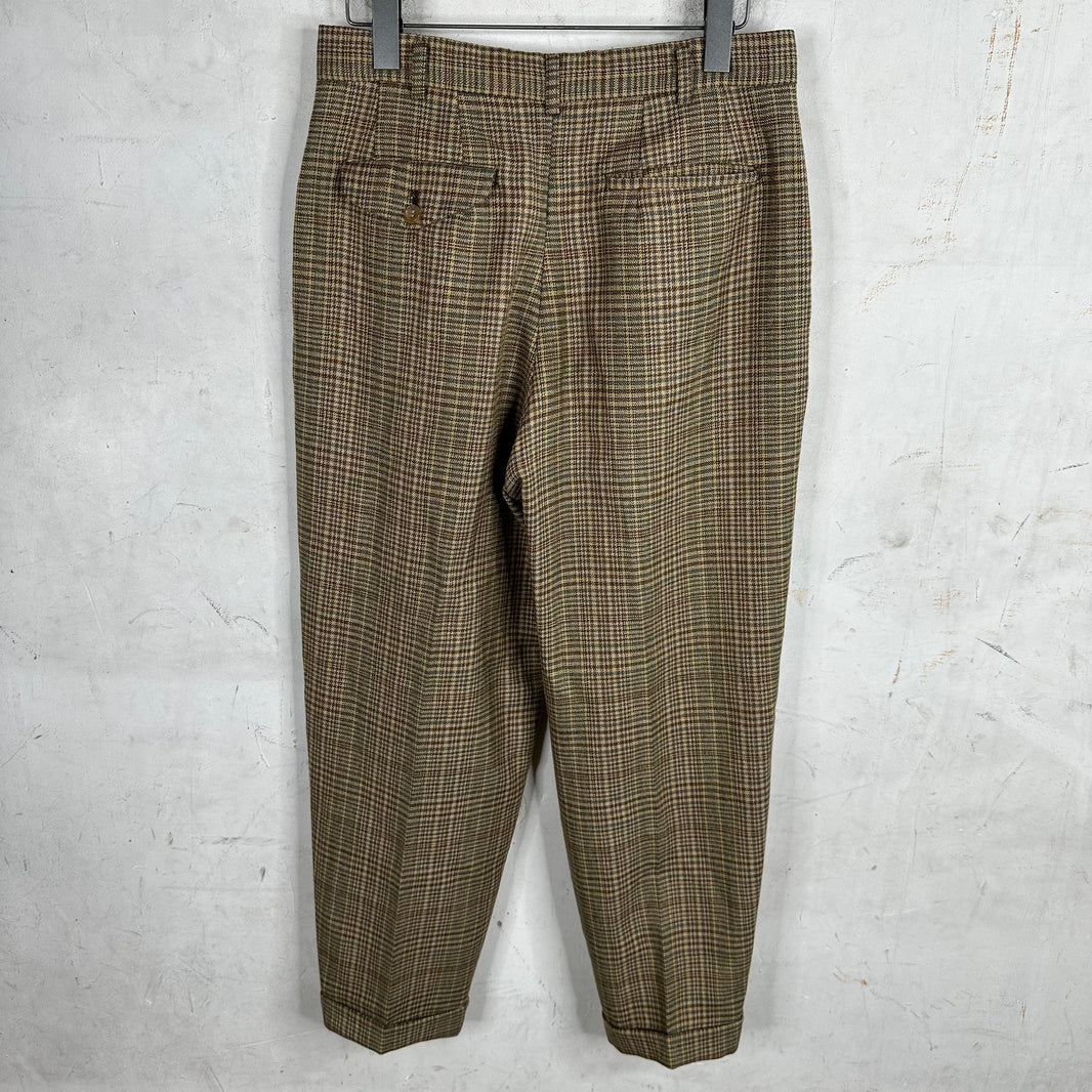 Comme Des Garcons Tweed Wool Trousers