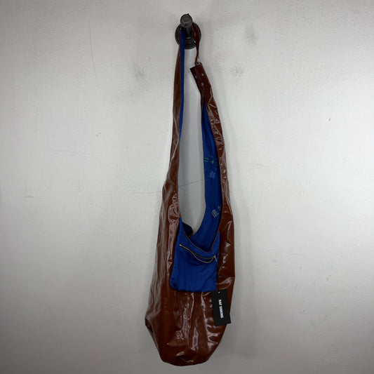Raf Simons Brown Latex Sling Bag